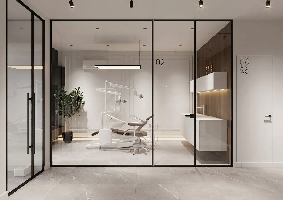 Salle de soins esthétiques, Dentiste